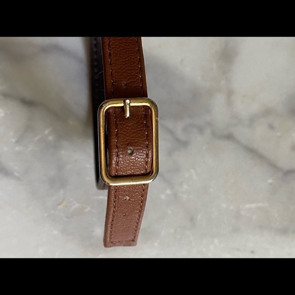 VINTAGE Horse Collar Style Leather Bracelet - Picture 5 of 9